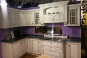 Угловая кухня Фламиния 304 см белая - распродажа кухонь
