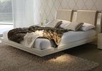 Глянцевая кровать Diamond avorio в цвете слоновой кости 160х200, 180х200