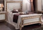 Односпальная кровать 110х190 с деревянной спинкой, арт.120 L.129 P.211 H.125,5