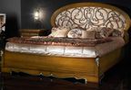 Кровать без изножья с овальным изголовьем Montalcino LQ Спальное место: 180х200 L.203 х 211 H.135 Артикул: 1478V2