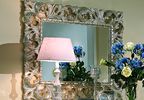 Prestige laccato Зеркало в резной серебряной раме (отделка сусальным серебром) L. 101 x 4 H. 81 Артикул: 310