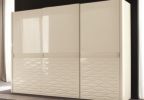 Трехдверный глянцевый белый шкаф-купе Chanel 315,7x65,1х235,6 CHAS3061