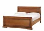 Спальня GranDama noce (ГранДама орех)  GranDama noce кровать 160*195 с деревянным изголовьем
