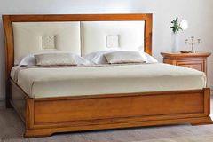 Кровать Bohemia Prama с мягким изголовьем в эко коже и/или резным изножьем 120х200, 160х200, 180х200