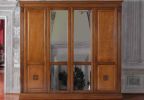 Спальня Пуччини вишня: шкаф распашной 4 дверный с двумя центральными зеркальными створками, L.256  P.65  H.240, Артикул: 44582PL70