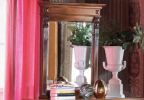 Спальня Пуччини вишня: зеркало с прямым карнизом, L.87  P.9  H.103, Артикул: 44521PL70